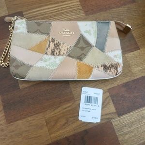 Coach Patchwork Wristlet